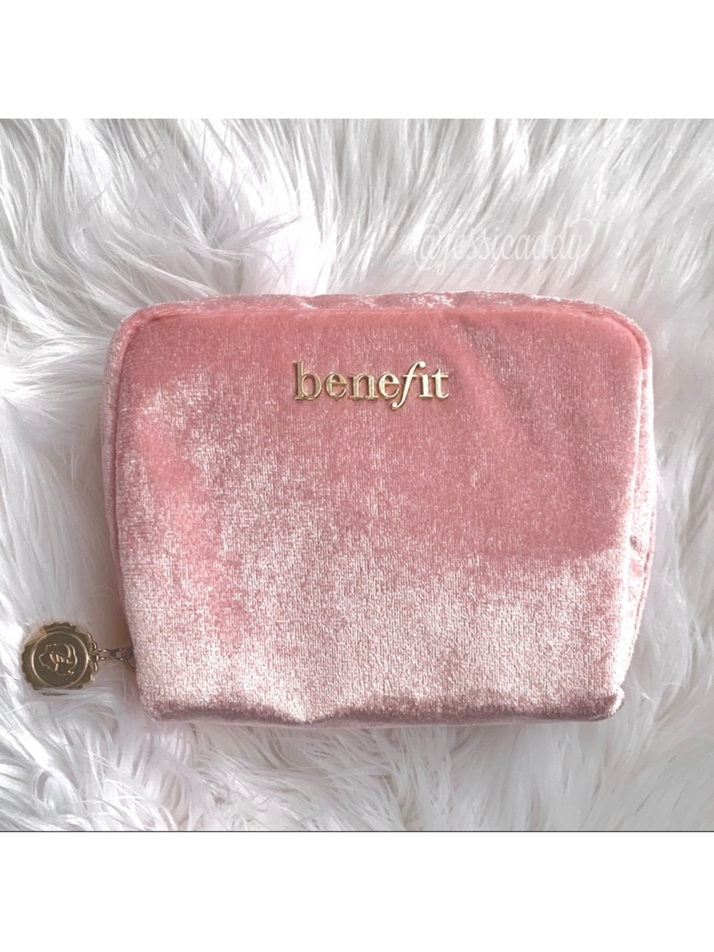 Benefit Velour Makeup Bag